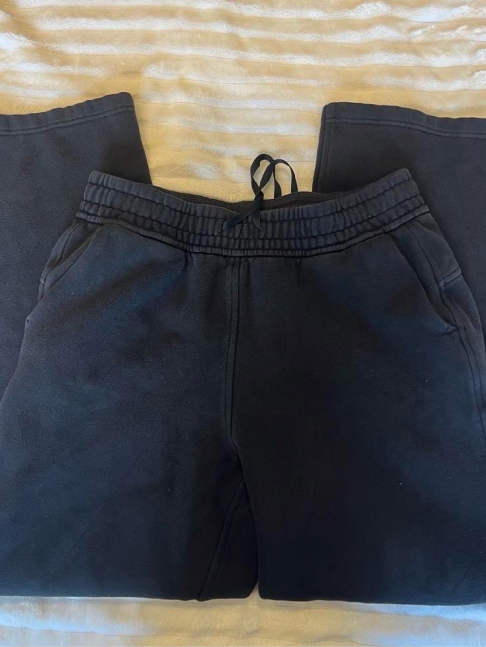 Source Unknown Black Kids Sweatpants with Drawstring